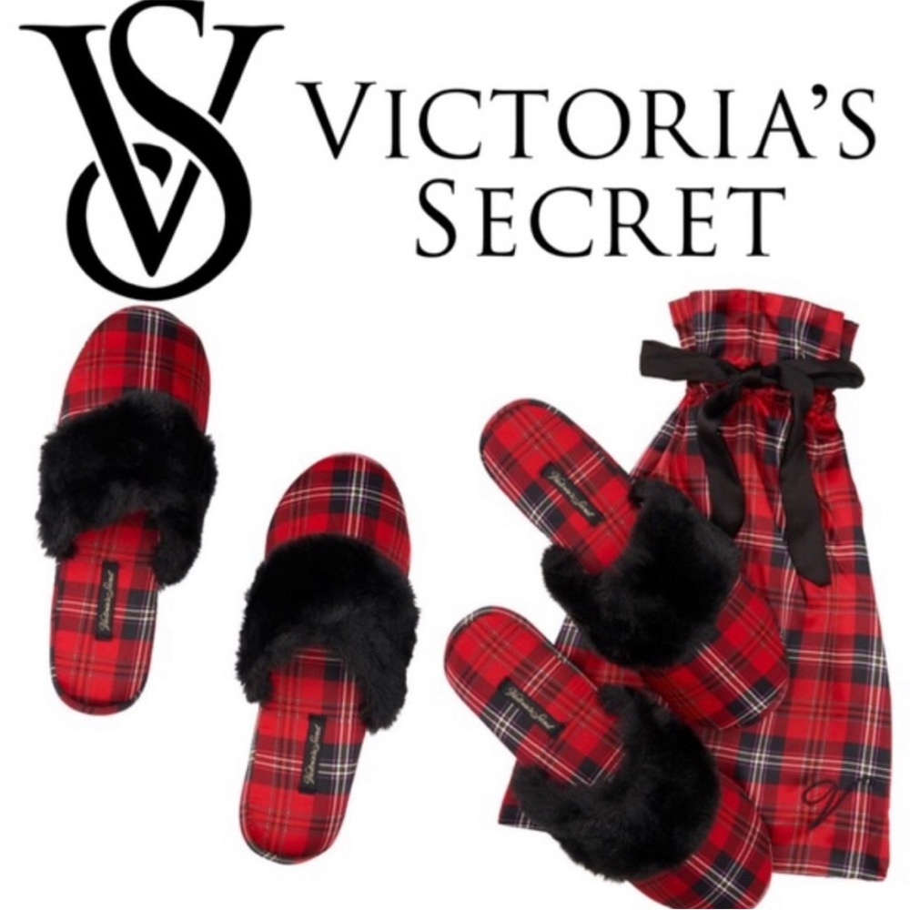 NEW Victoria’s Secret Signature Satin Slipper